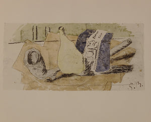 George Braque - Le Paquet de Bleu - Gallery Ten - Lithograph - Original Print