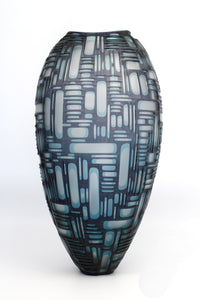 Contemporary Glass Gallery - Baldwin & Guggisberg - Midnight Blue - Gallery TEN - Art Glass - Studio Glass - Contemporary Art Glass UK - Baldwin Guggisberg Glass UK