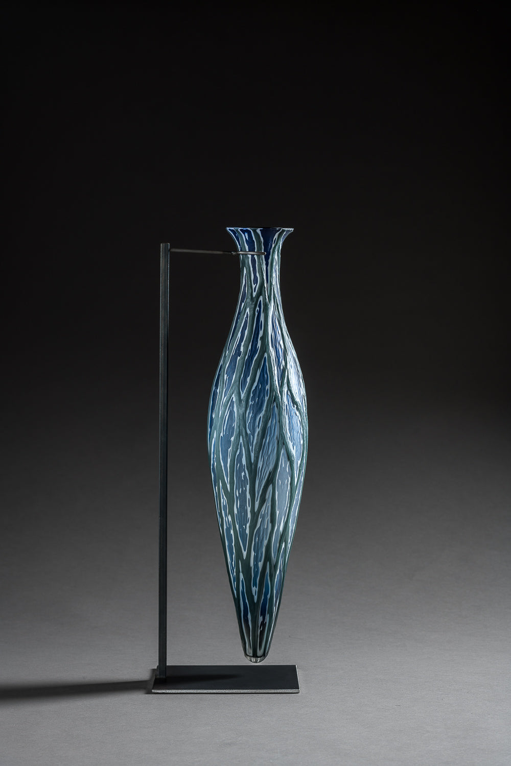 Baldwin Guggisberg - The Stream - Free Blown Glass - Contemporary Art Glass - Glass Gallery - International Artist - LAF2025 - Art Glass - London Art Fair