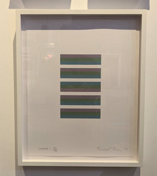 Bridget Riley - Original Prints - Modern Art - Intervals 1 - Gallery TEN - Contemporary Art