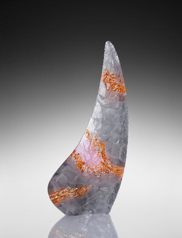 Gallery TEN - Michael Behrens - Glass Artist - Cast Glass - Seaform - Glass Sculpture - Glass Gallery EU