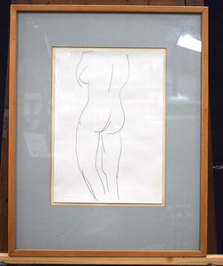 William Turnbull - Pencil drawing - Sketch - Nude - 1960s - Gallery TEN - Edinburgh Gallery - Modern & Contemporary