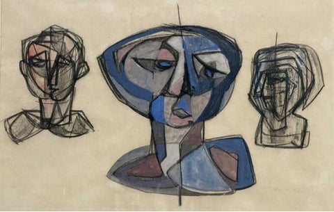 William Gear - Three Heads