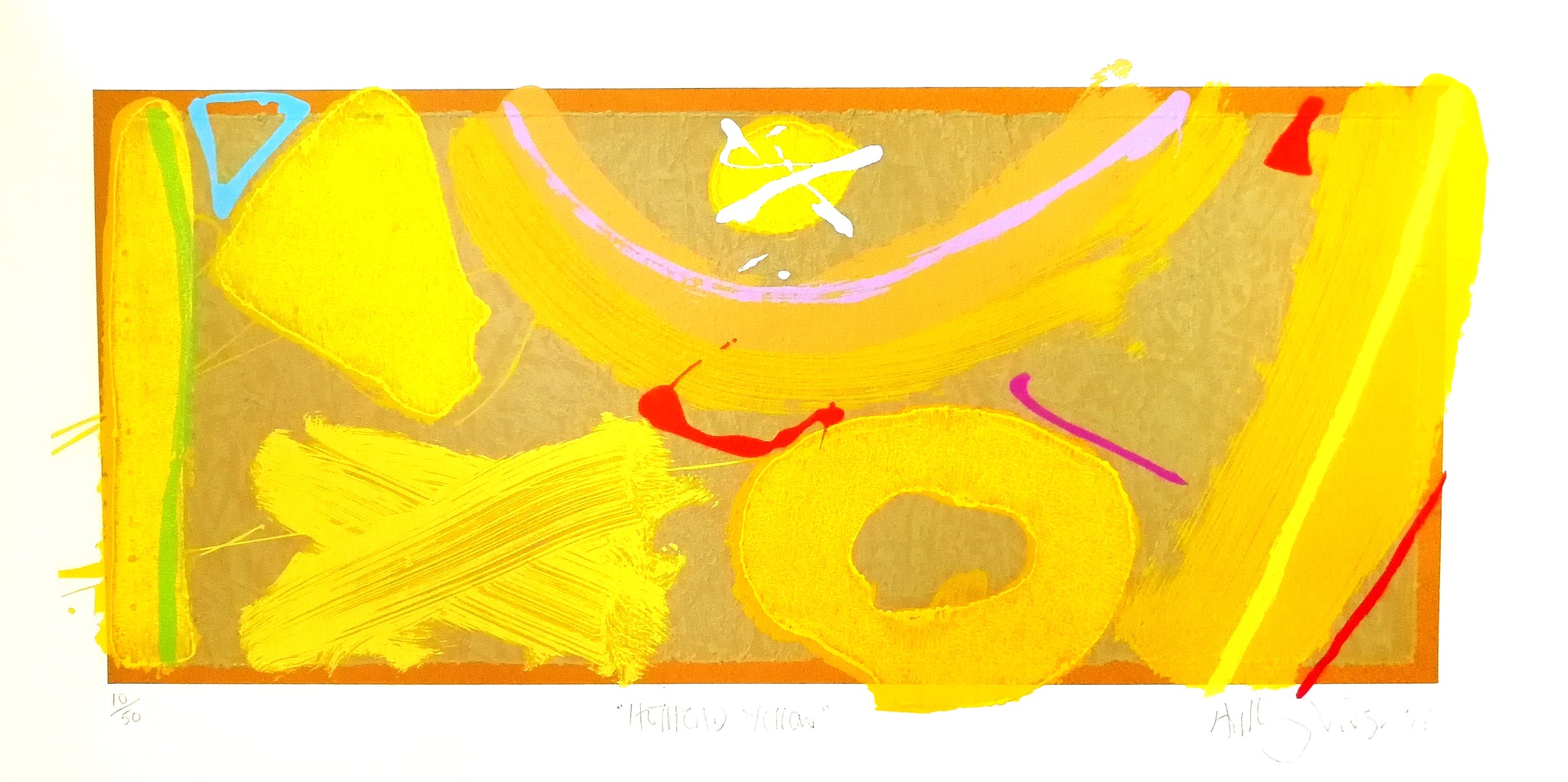 Anthony Frost - Hothead Yellow - Gallery TEN - Original Prints - Modern & Contemporary Art - Edinburgh Gallery - 