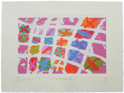Albert Irvin - Crosstown II - Gallery Ten - Original Print - Works on Paper - Contemporary Art - Modern & Contemporary  Art