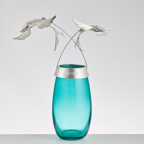 Bryony Knox - Flying Fish Vase - Gallery TEN - Silversmith - Modern & Contemporary Art Gallery