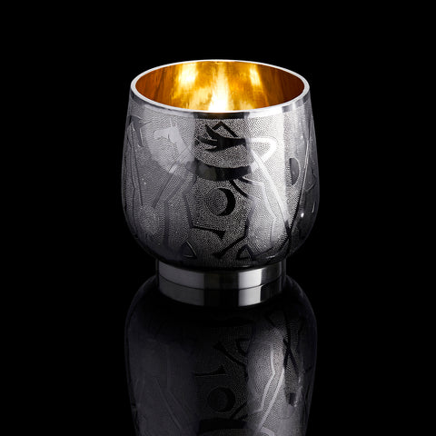 Karen Westland - Lunar Unicorn beaker - Silversmith - Gallery TEN - Collect 2021 - Modern Art Gallery