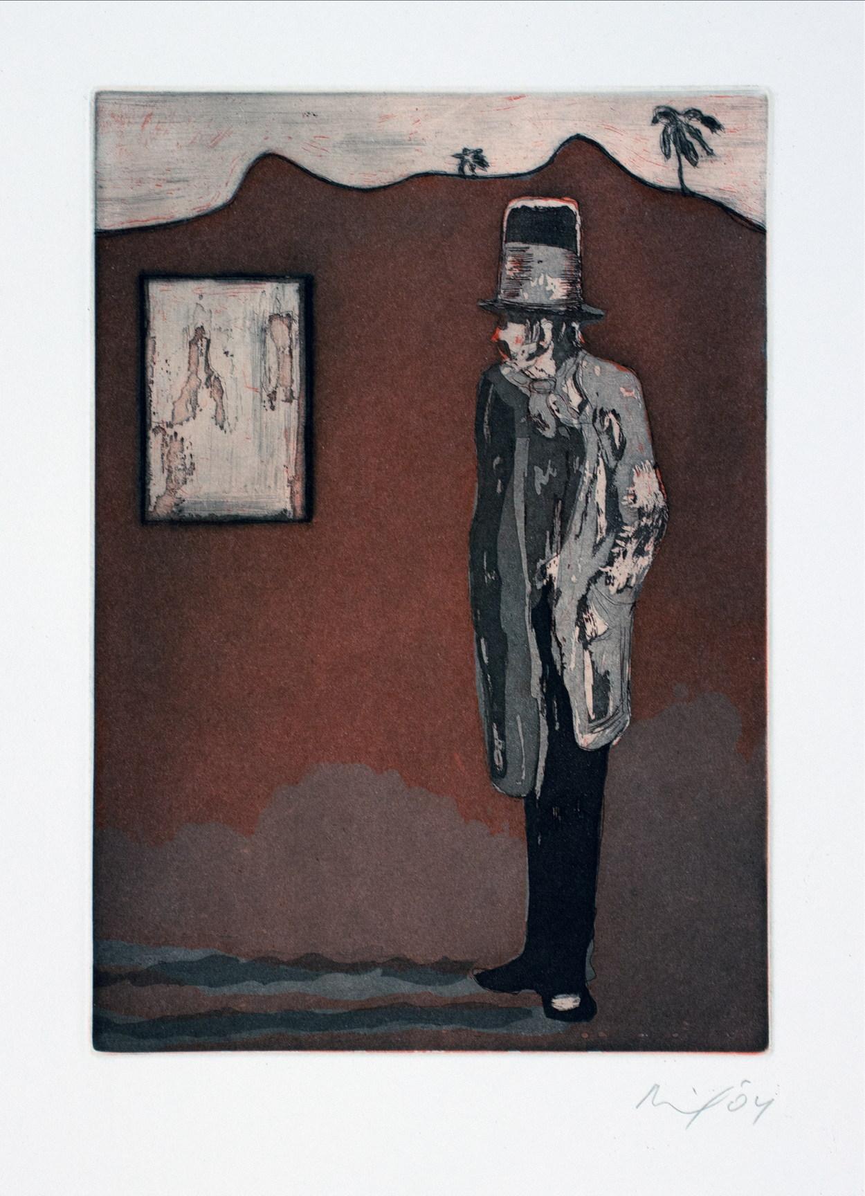 Peter Doig - Gallery Ten - Black Palms - Original Print - works on paper - Scottish Artist - Trinidad