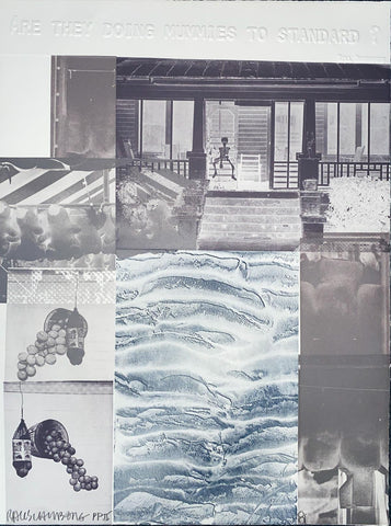 Robert Rauschenberg - Gallery TEN - William Burroughs - 1980s - Best Poets - Lithograph - Original Prints - Modern Art Gallery