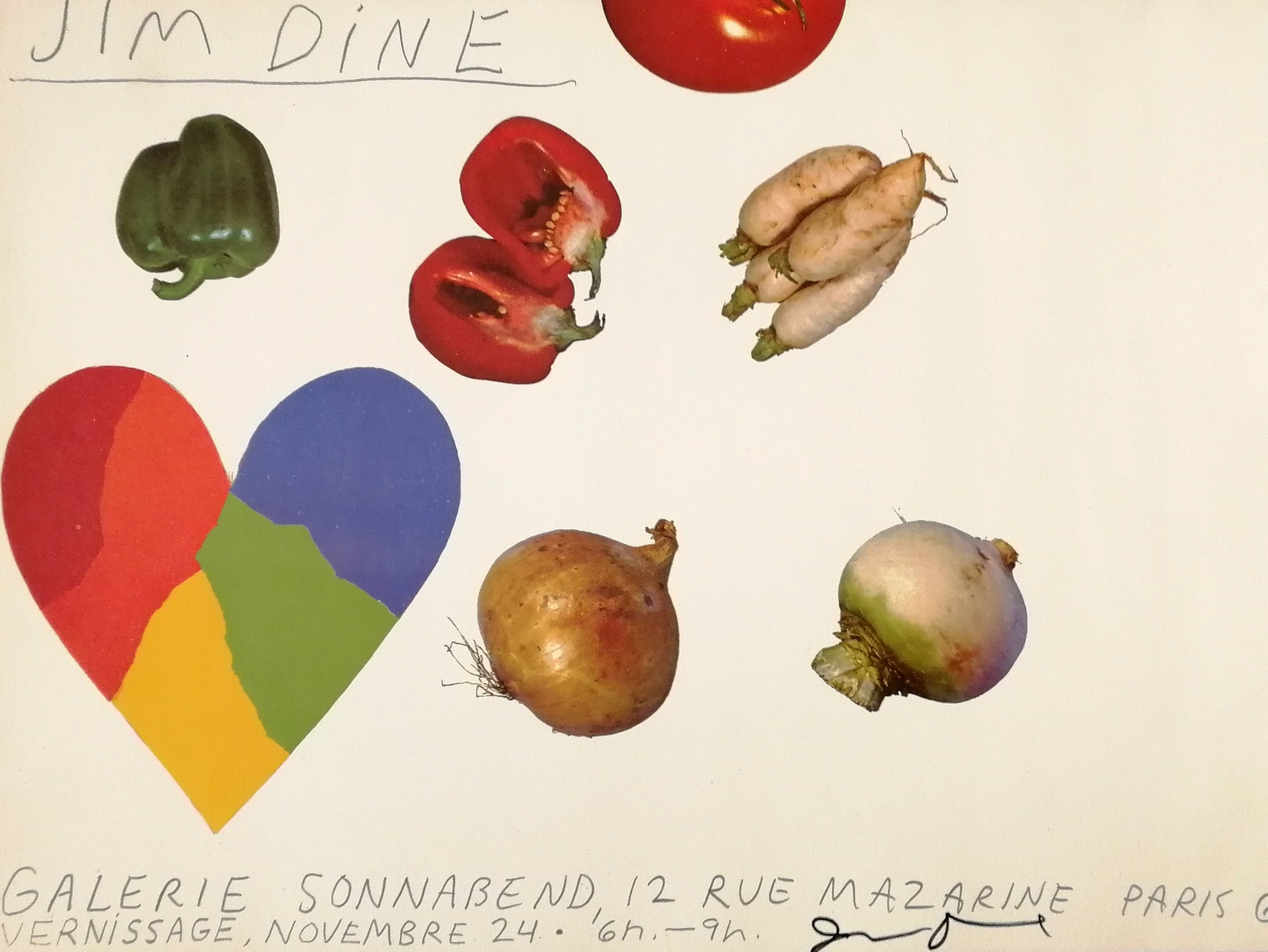 Jim Dine - Galerie Sonnabend - Gallery Ten - Art poster