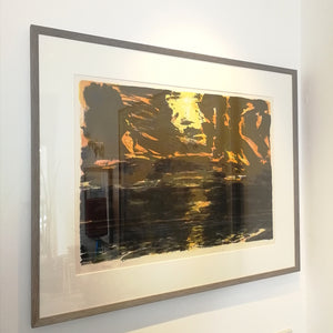 Gallery TEN - John Houston - Sunset - Lithograph - Edinburgh Gallery - Original Prints - Limited Edition Print - Scottish Artist - Modern Art 