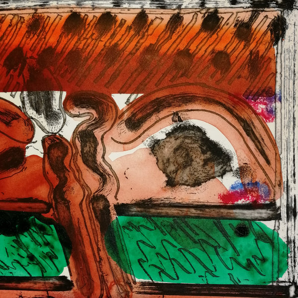 Howard Hodgkin - DH in Hollywood - Gallery TEN - Original Prints - Etching - Hand Colouring - British Artist - Bankable - Modern Art