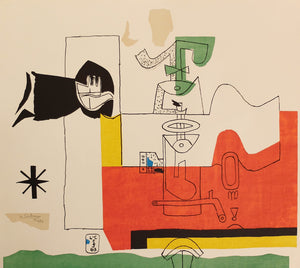 Le Corbusier - Totem - Gallery TEN - Lithograph - Mourlot - 1960s - Modern Art & Architecture