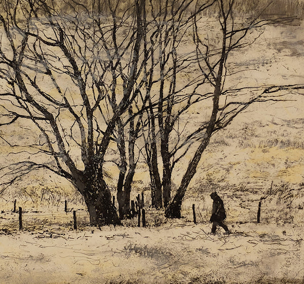 Victoria Crowe - Winter Trees - Gallery TEN - Original Print