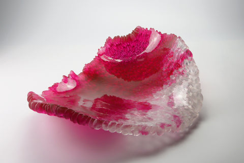 Nina Casson McGarva - Pink Rose - Gallery TEN - Contemporary Glass Gallery